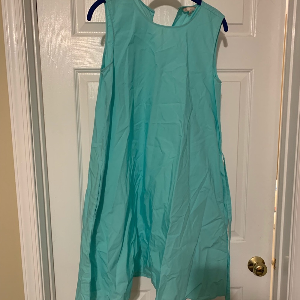🎁3 for 30🎁Turquoise tie waist with pockets.